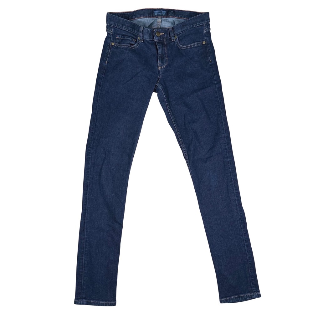 Patagonia Jeans Womens 28 Slim Fit Dark Wash Organic Cotton Stretch Performance